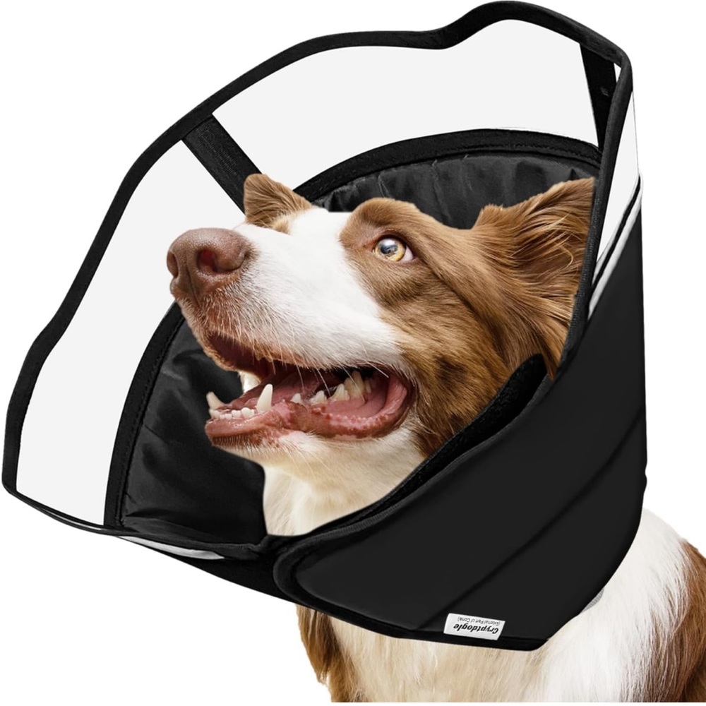 Cryptdogle Upgraded Dog Cone Collar for After Surgery, Soft Pet USED